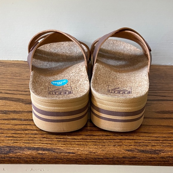 Reef Women's Nutmeg Kaia Cross-Strap Sandals Size 9 - Picture 6 of 9